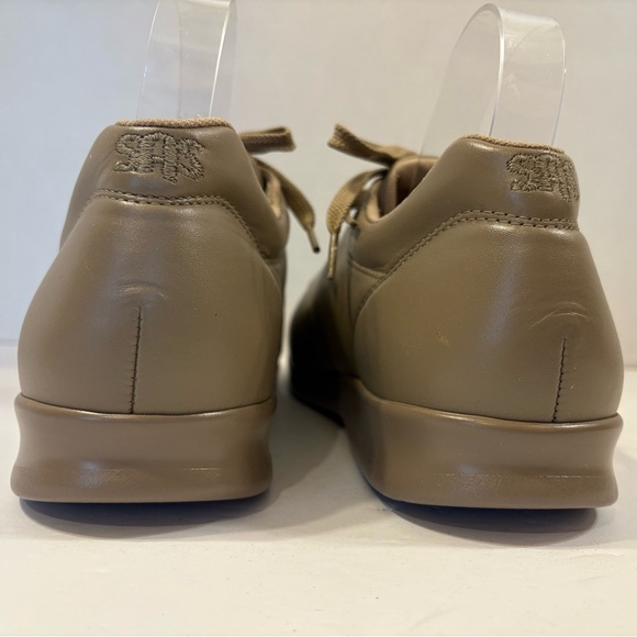 SAS Free Time mocha leather lace-up walking shoes sneakers size 11 W NWOT - Picture 7 of 11